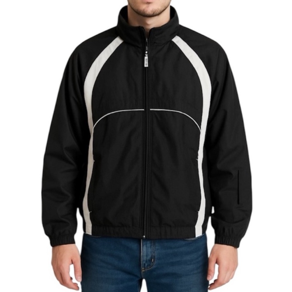 CCM black hockey windbreaker lightweight jacket men’s medium